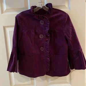 Funky purple corduroy jacket/blazer